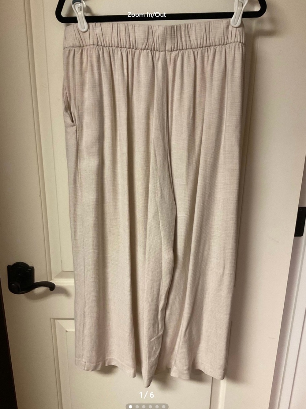 H & M Gaucho Rayon Capri Size 18